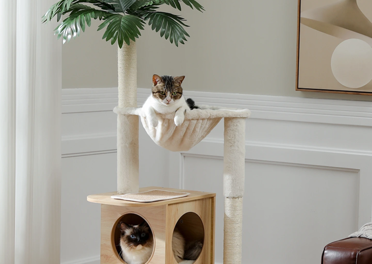 large cat tree towers